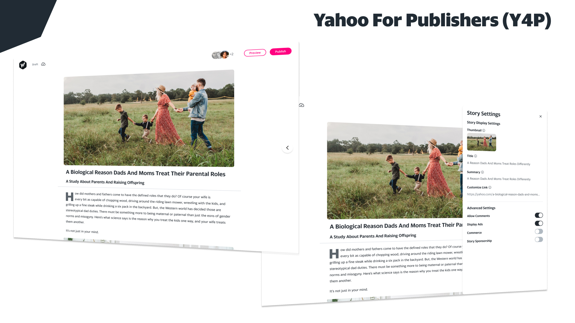Yahoo For Publishers