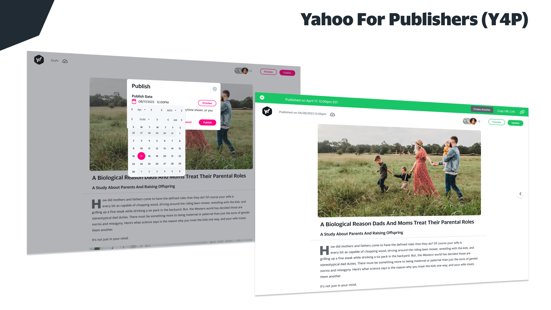 Yahoo For Publishers